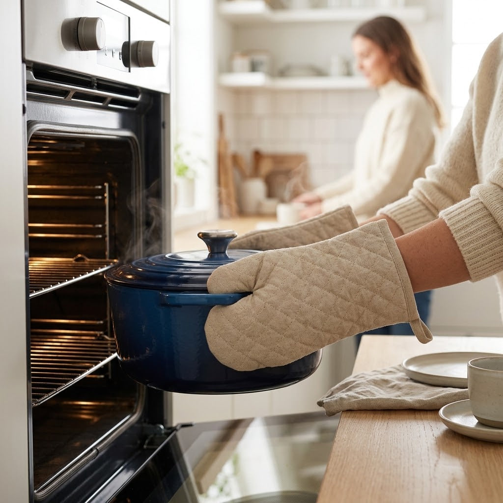 Heat Resistant Cotton Oven Mitt
