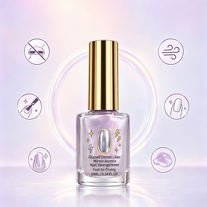 AEXZR® Lilac Glossy Mirror Nail Strengthener