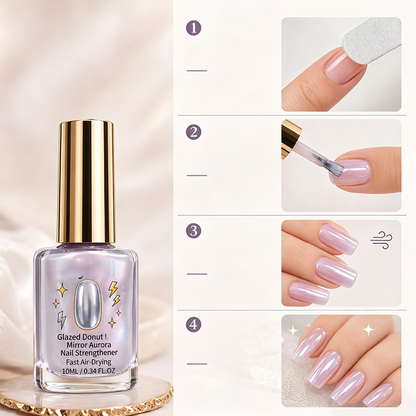 AEXZR® Lilac Glossy Mirror Nail Strengthener